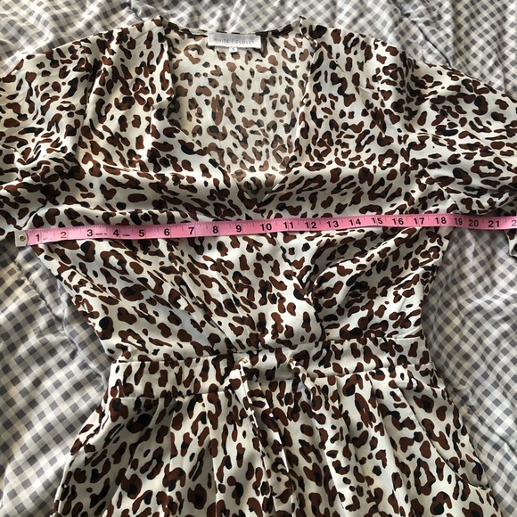 🟡Cute summer dress (knee length) animal print - Picture 6 of 7